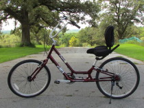 dream 24 small in red raspberry metallic bike image