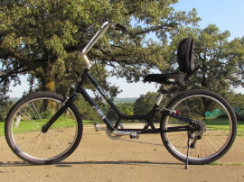 dream 8 small dark green bike image